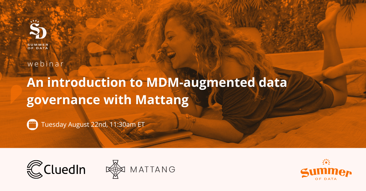 An introduction to MDM-augmented data governance with Mattang - social and email header 2