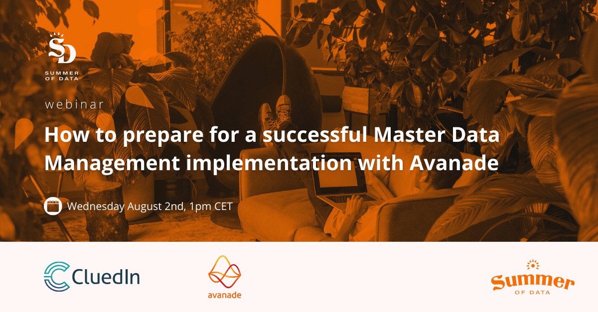 How to prepare for a successful Master Data Management implementation with Avanade - social and email header 2