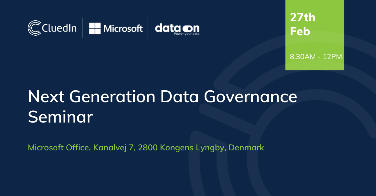 Next Generation Data Governance Seminar
