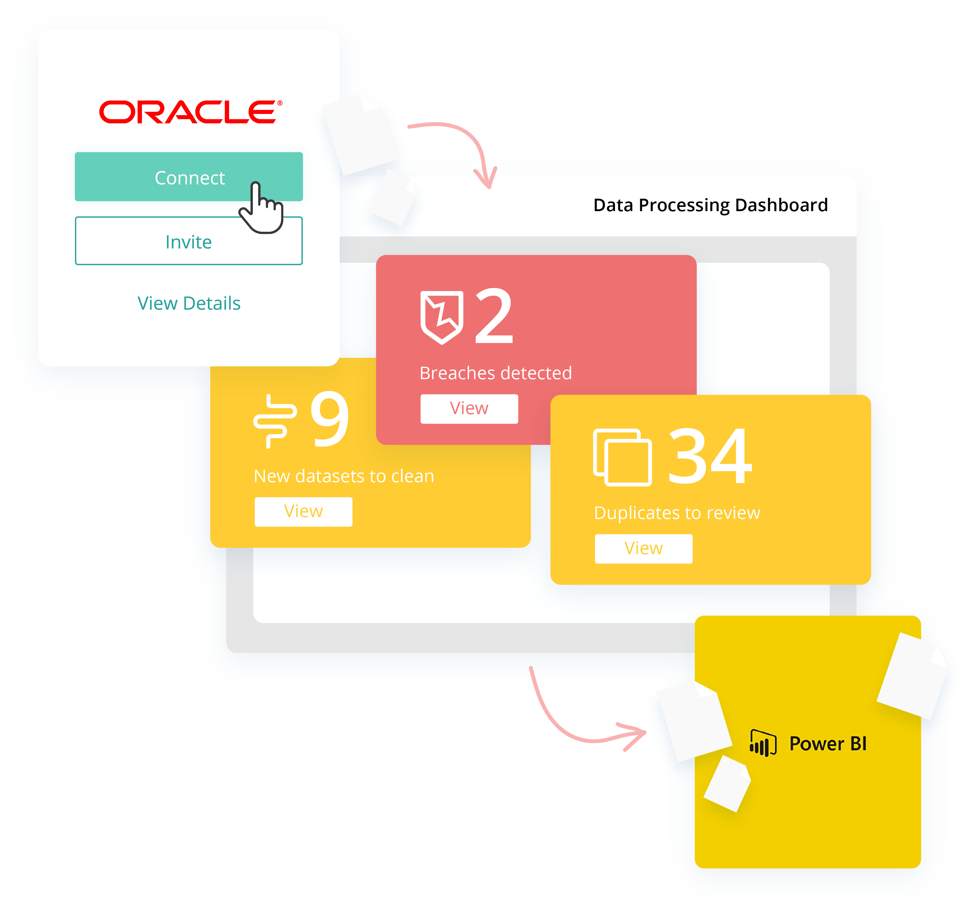 Guided data management experience Guided data management experience